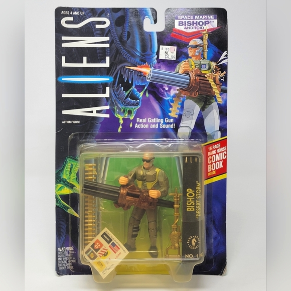 ALIENS Space Marine BISHOP Android Vintage Kenner 1992 Unopened NEW - Picture 1 of 3
